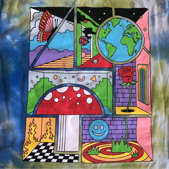 Zumiez ALAB Tie-Dye Graphic Print T-shirt - Picture 4 of 6